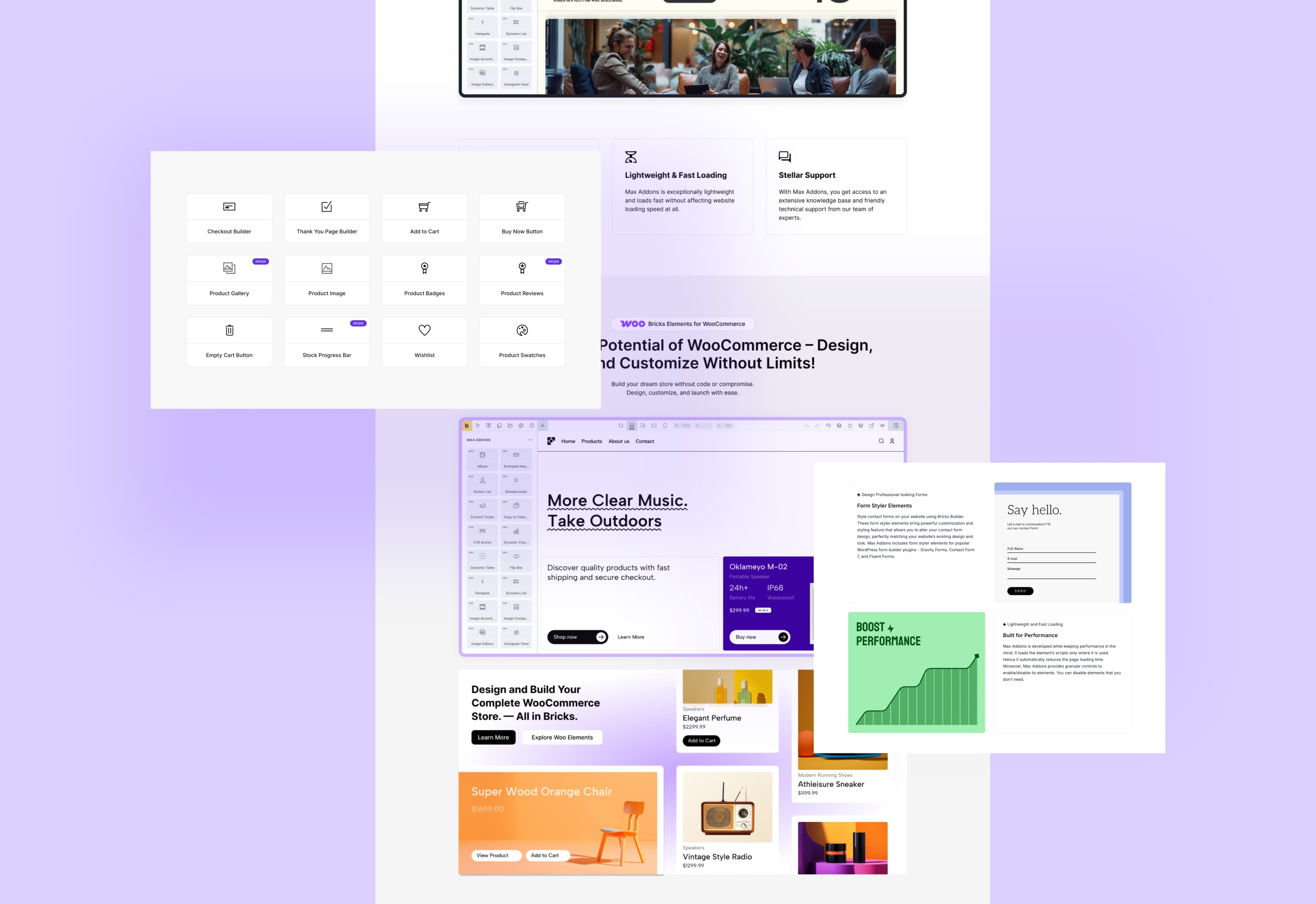 Max Addons for Bricks brand identity and UI design system