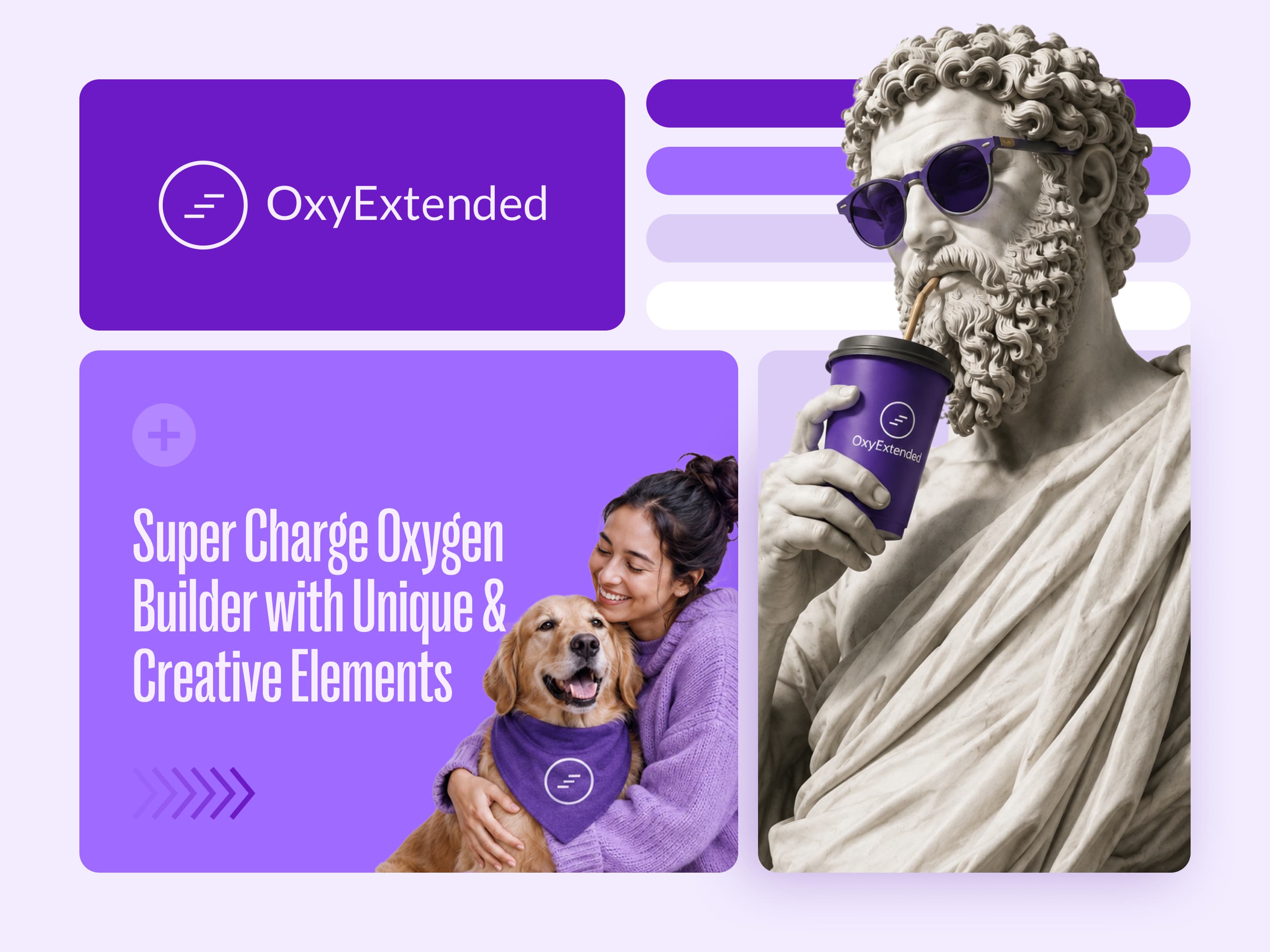 OxyExtended logo and visual identity design by Mohit Panchal